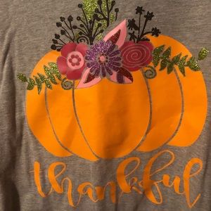Thanksgiving baseball tee